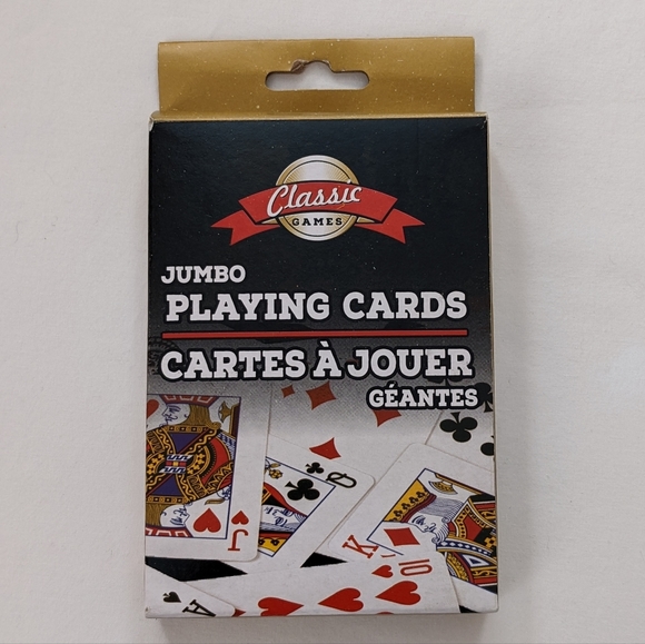 New 1 Deck of Jumbo Size Playing Cards - Picture 1 of 6